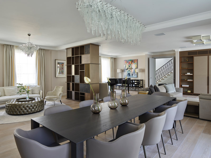 Luxury Living: Knof Design turn two townhouses into one luxury family home  - DesignCurial