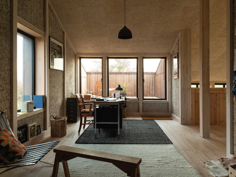 Hempcrete home: Flat House by Practice Architecture and Material Cultures - DesignCurial