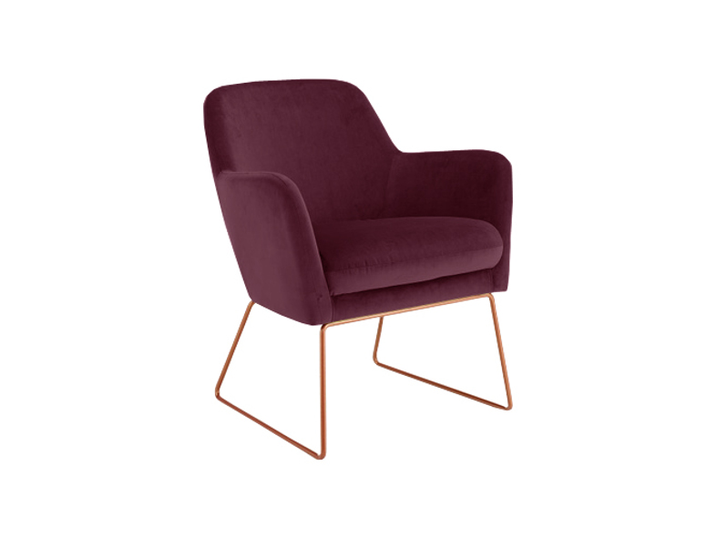 Nexus Armchair with Wire Base