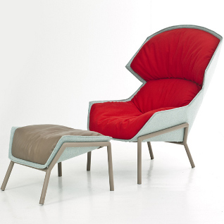 Patricia Urquiola designs Clarissa Hood armchair collection for Moroso -  DesignCurial