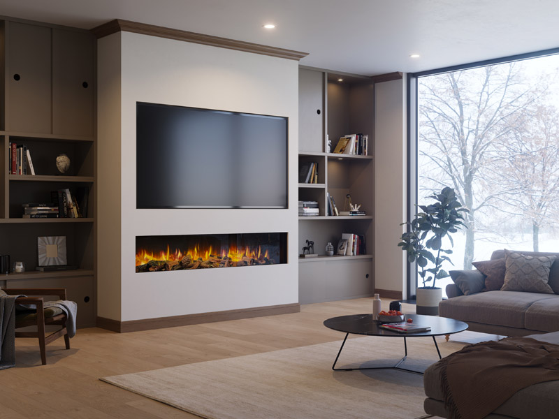Bring high-tech heating into the home with the iLektro electric fire range from Eurostove
