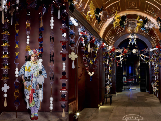 Bethan Laura Wood unveils Christmas installation at sketch