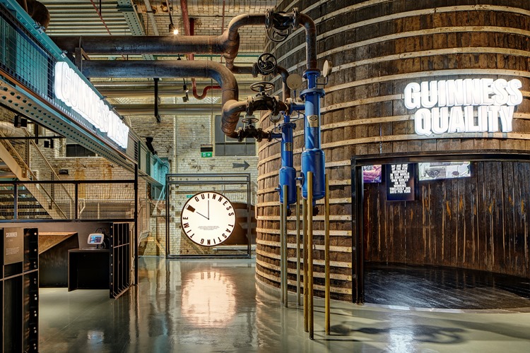 LOVE design new brewing floor for Guinness Storehouse