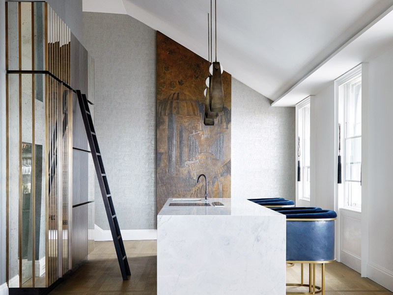 Luxury Living: Bergman Interiors design Portland Place penthouse