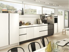 SieMatic S3 kitchen with a stylish matt graphite grey finish