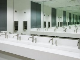 DuPont™ Corian® Washrooms in Stonehenge Visitor Centre