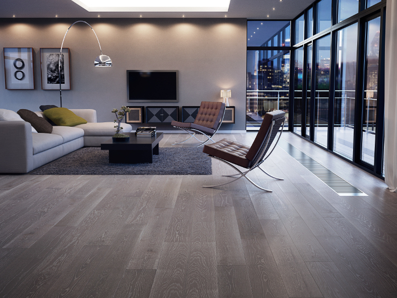 Textured Oak, Vista Grey Plank Flooring