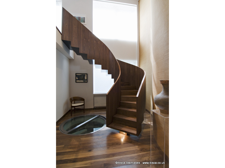 Walnut Veneer Staircase