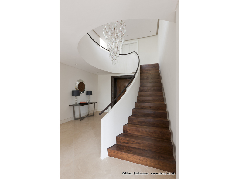 Elegant Staircase in Telegraph Hill, Hampstead