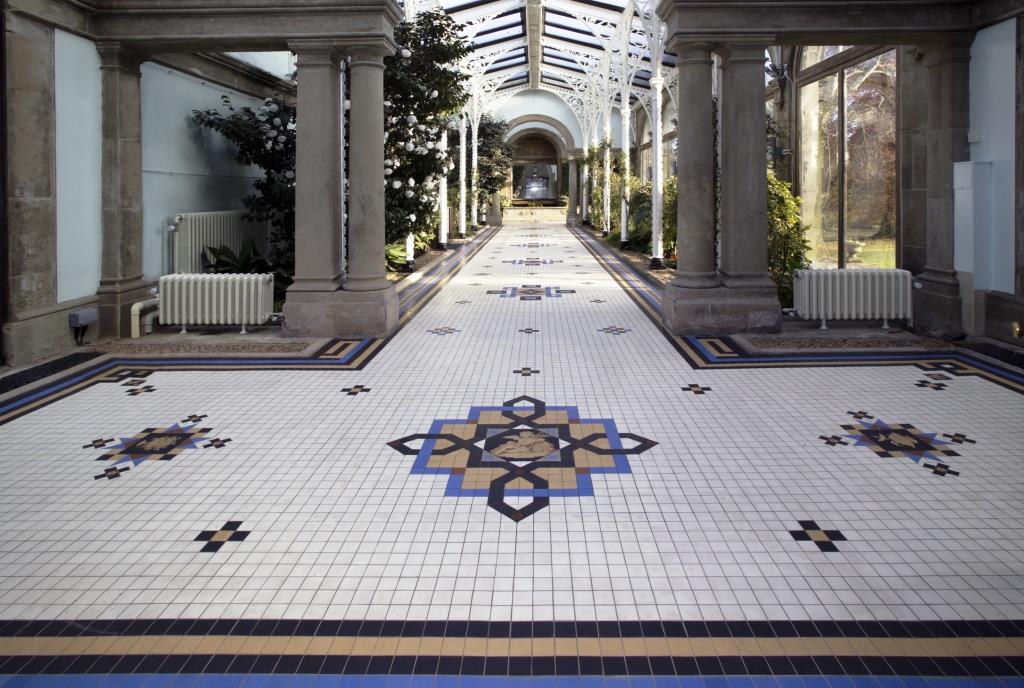 CD Jackfield Restoration Floor Tiles for Public Buildings