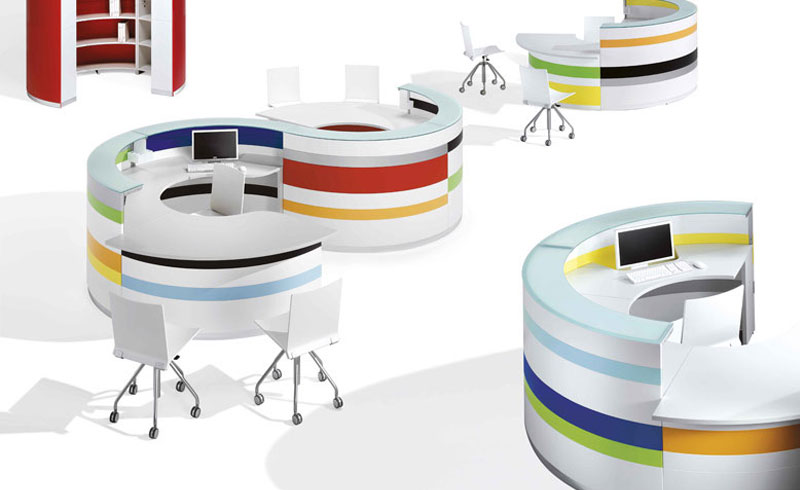  Reception desks - statement Italian designer furniture for your front of house