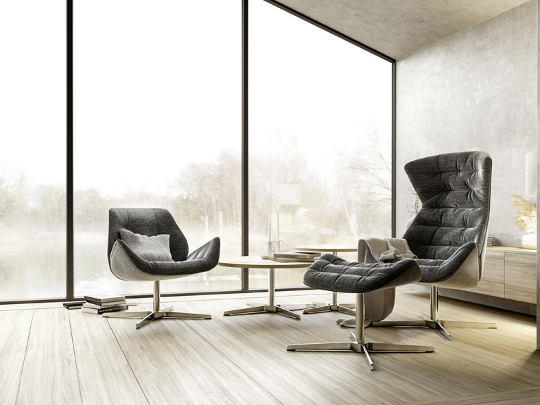 The Thonet 808 lounge chair