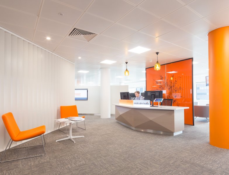 Progressive office fit-out shows Malcolm Hollis in a new light