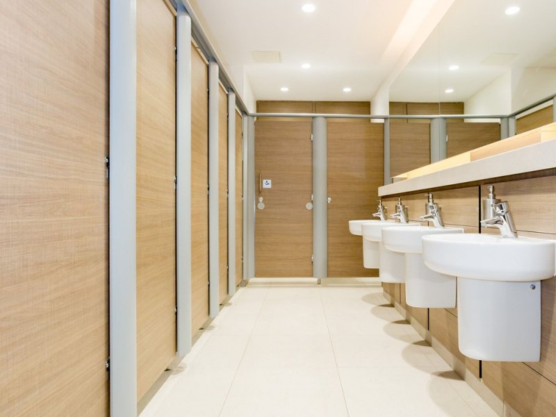Amwell Durable and Stylish Washrooms specified for Hitchin Town Hall