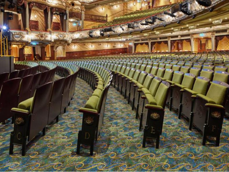 Brintons supply carpets for the grand re-opening of the Victoria Palace Theatre