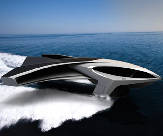 Jaron Dickson designs futuristic flying yacht - DesignCurial