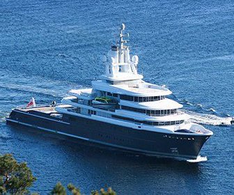 Motor yacht Luna 115m delivered to Abramovich